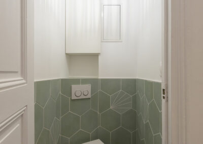 Rénovation de toilettes dans  Les Lilas
